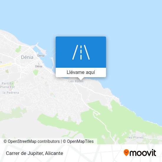 Mapa Carrer de Jupiter
