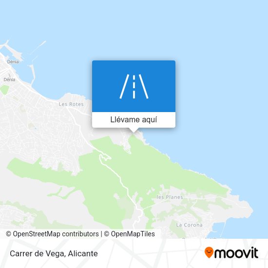 Mapa Carrer de Vega