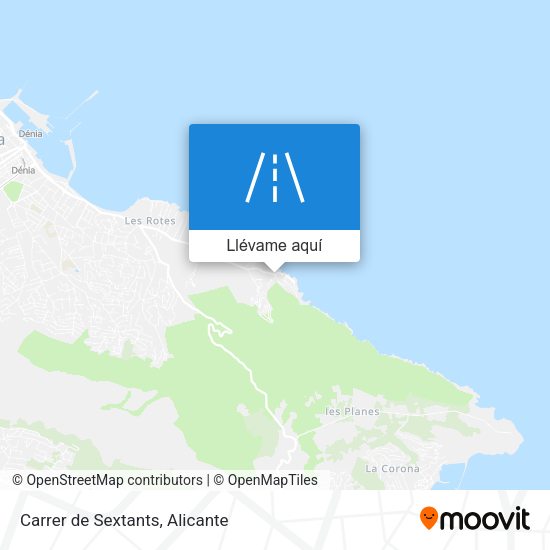 Mapa Carrer de Sextants