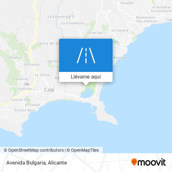 Mapa Avenida Bulgaria