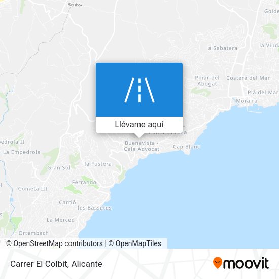 Mapa Carrer El Colbit