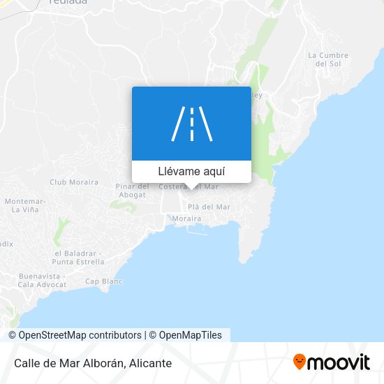 Mapa Calle de Mar Alborán