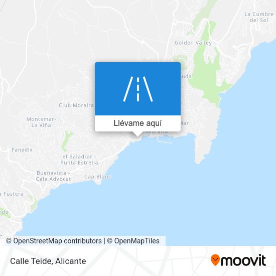 Mapa Calle Teide