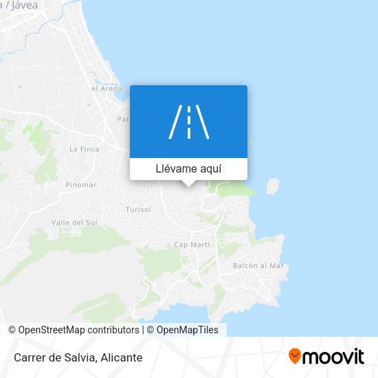 Mapa Carrer de Salvia