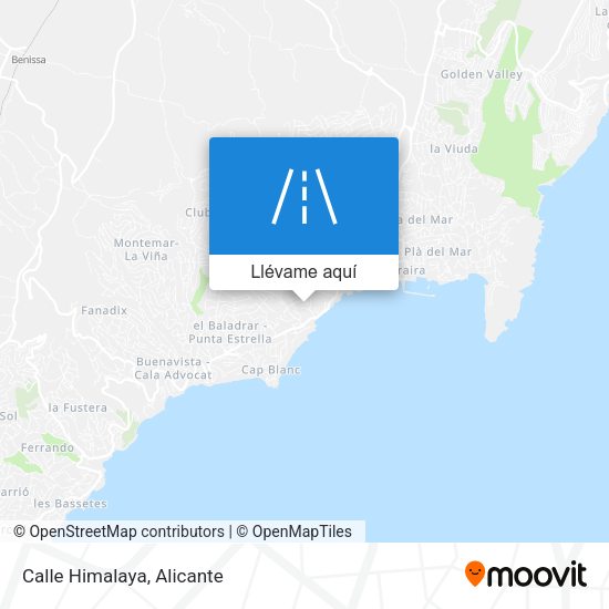 Mapa Calle Himalaya