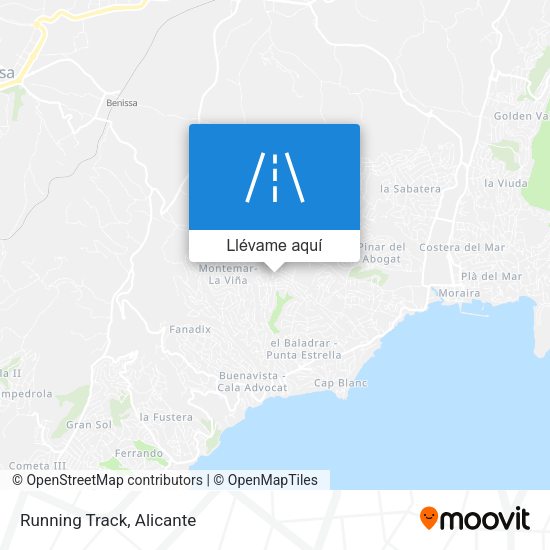 Mapa Running Track