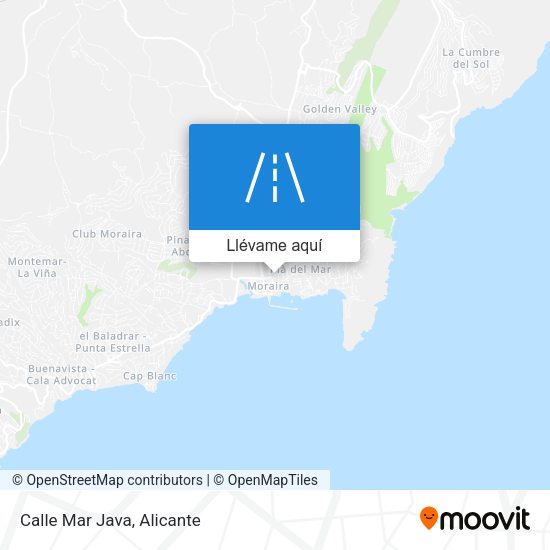 Mapa Calle Mar Java