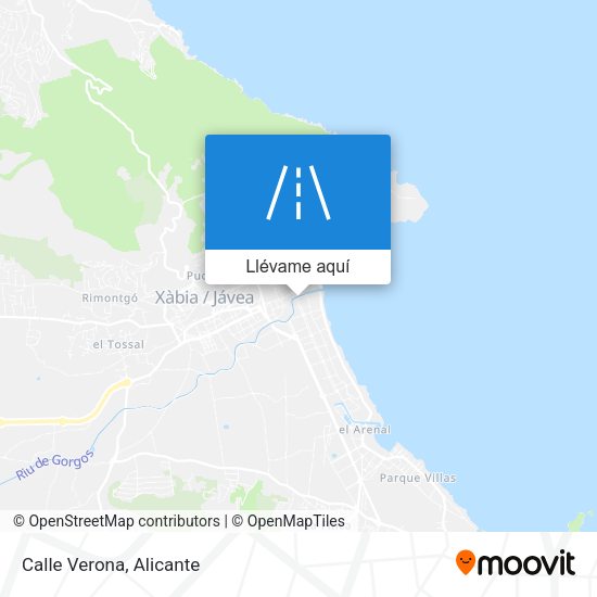 Mapa Calle Verona