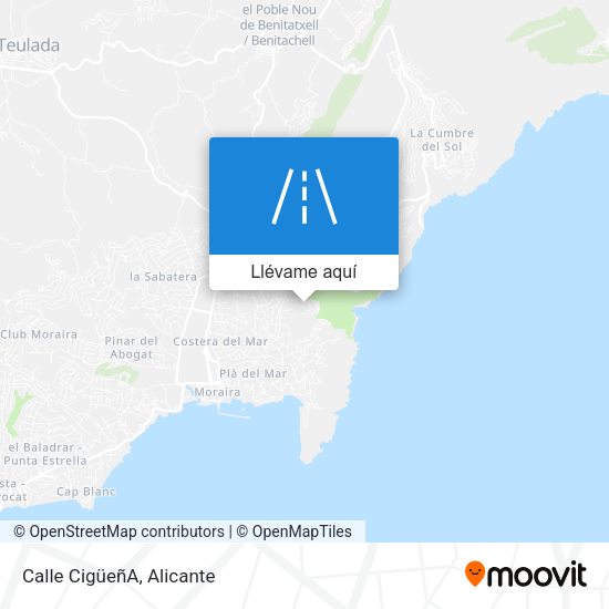 Mapa Calle CigüeñA