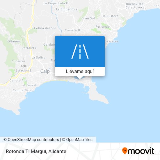 Mapa Rotonda Ti Marguí