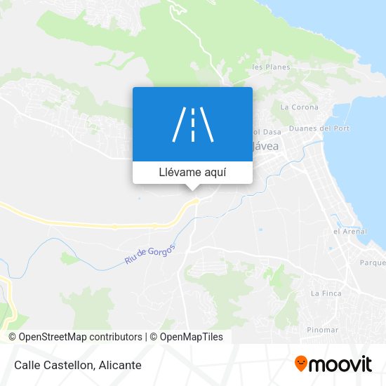 Mapa Calle Castellon