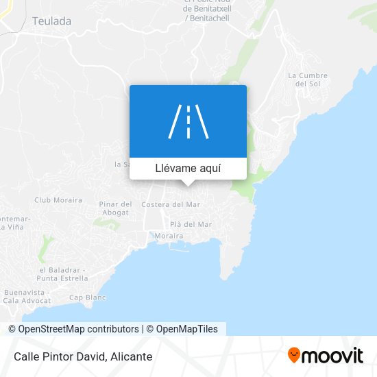 Mapa Calle Pintor David