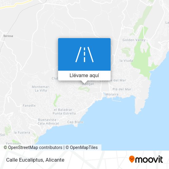 Mapa Calle Eucaliptus