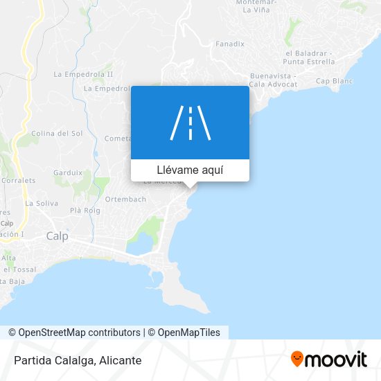Mapa Partida Calalga