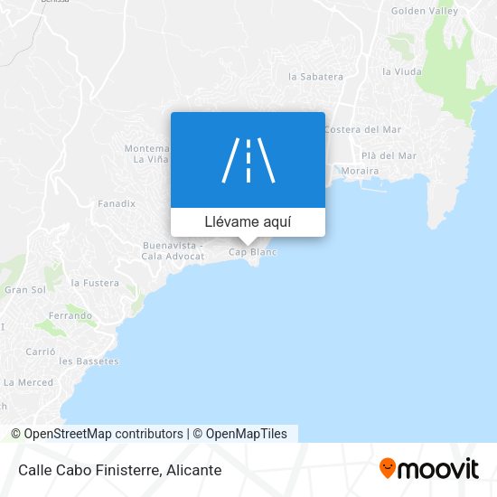 Mapa Calle Cabo Finisterre