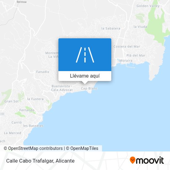 Mapa Calle Cabo Trafalgar