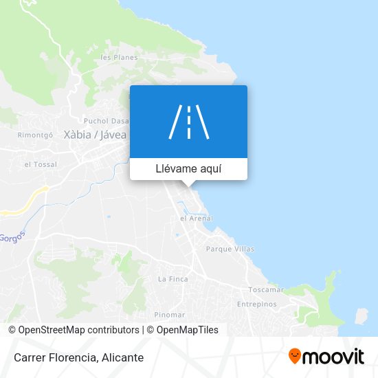 Mapa Carrer Florencia