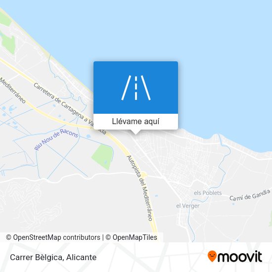 Mapa Carrer Bèlgica