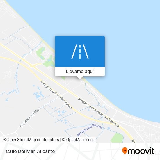 Mapa Calle Del Mar