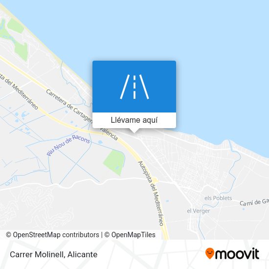 Mapa Carrer Molinell