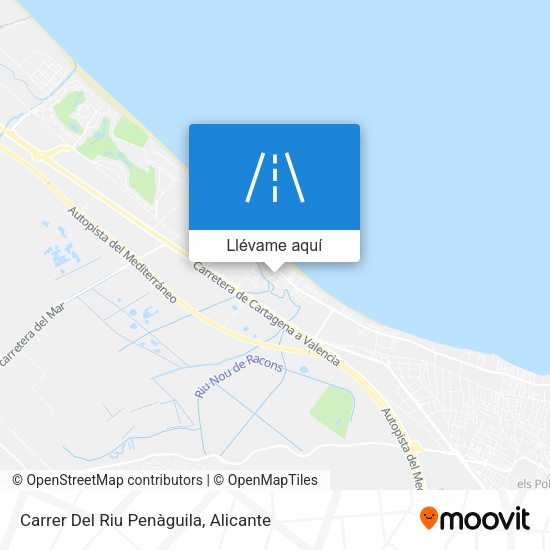 Mapa Carrer Del Riu Penàguila