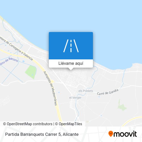 Mapa Partida Barranquets Carrer 5