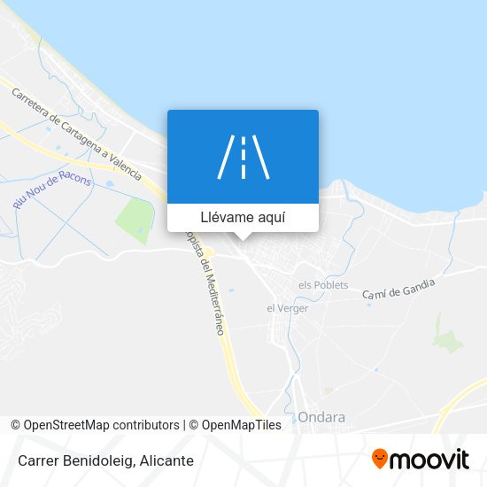 Mapa Carrer Benidoleig
