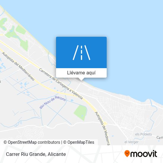 Mapa Carrer Riu Grande