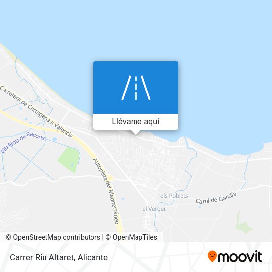 Mapa Carrer Riu Altaret