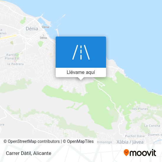 Mapa Carrer Dàtil
