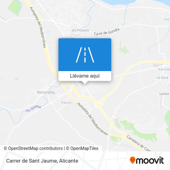 Mapa Carrer de Sant Jaume