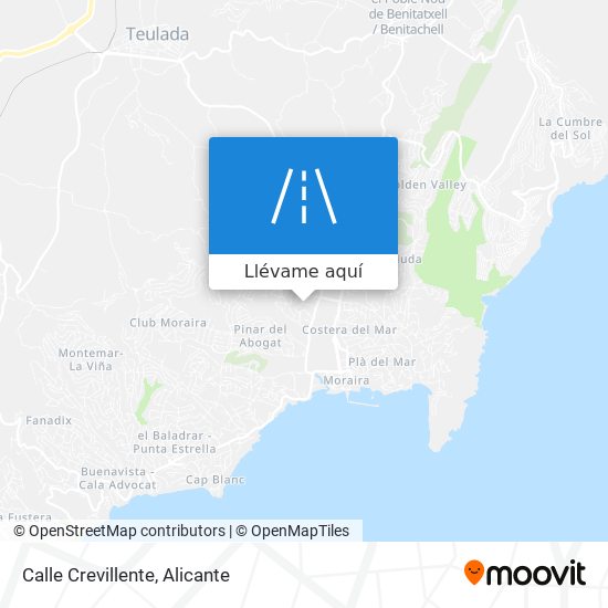Mapa Calle Crevillente