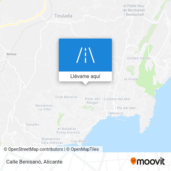 Mapa Calle Benisanó