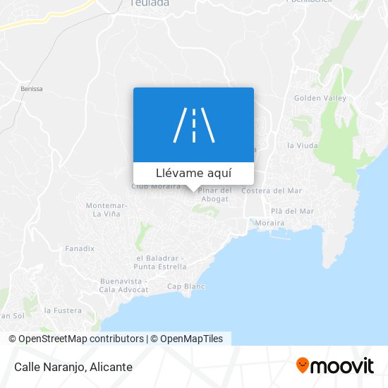 Mapa Calle Naranjo