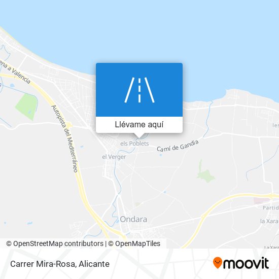 Mapa Carrer Mira-Rosa