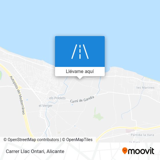 Mapa Carrer Llac Ontari