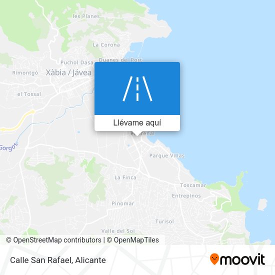 Mapa Calle San Rafael