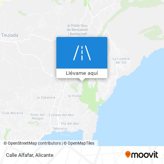 Mapa Calle Alfafar