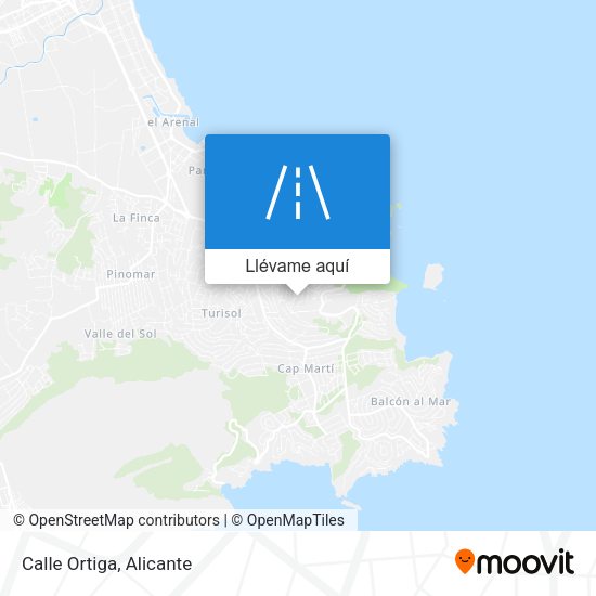 Mapa Calle Ortiga