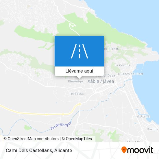 Mapa Camí Dels Castellans