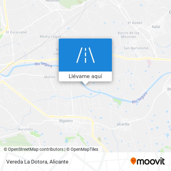 Mapa Vereda La Dotora