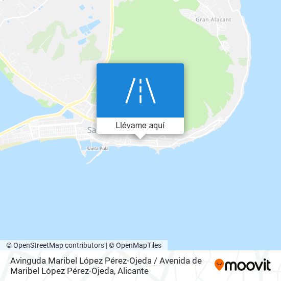 Mapa Avinguda Maribel López Pérez-Ojeda / Avenida de Maribel López Pérez-Ojeda