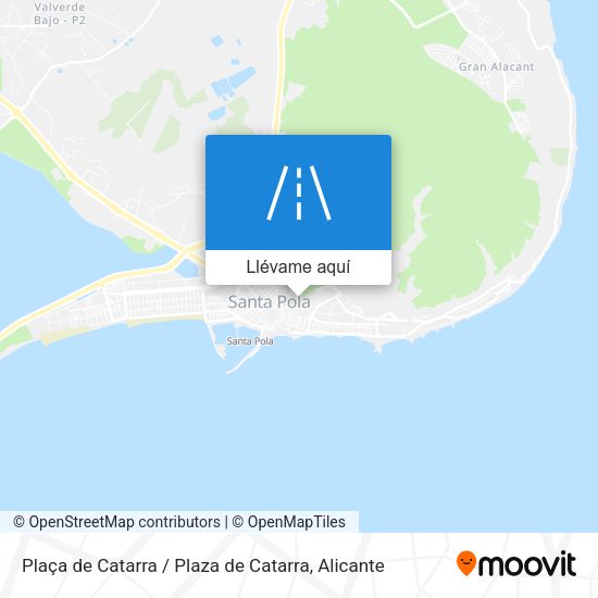 Mapa Plaça de Catarra / Plaza de Catarra