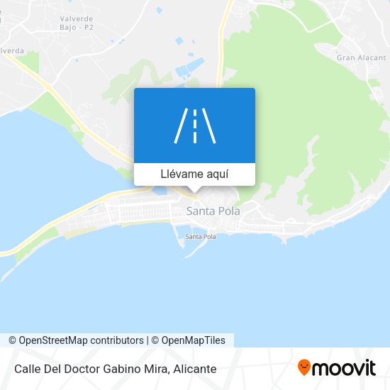 Mapa Calle Del Doctor Gabino Mira