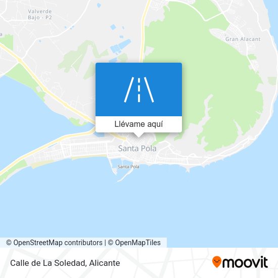 Mapa Calle de La Soledad