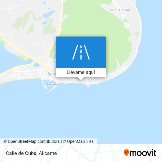 Mapa Calle de Cuba