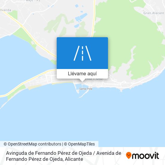 Mapa Avinguda de Fernando Pérez de Ojeda / Avenida de Fernando Pérez de Ojeda