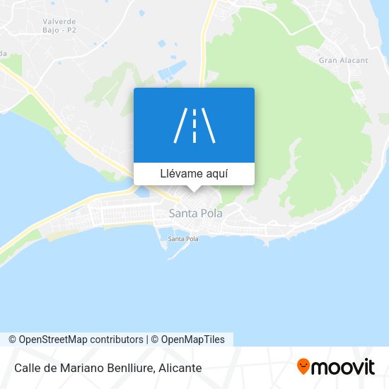 Mapa Calle de Mariano Benlliure