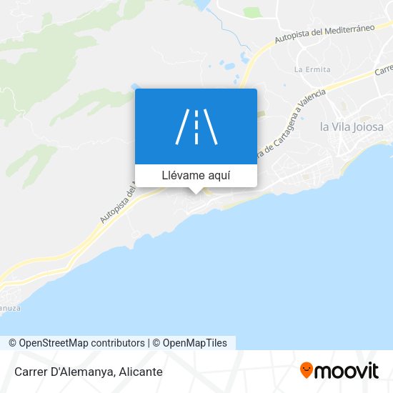 Mapa Carrer D'Alemanya