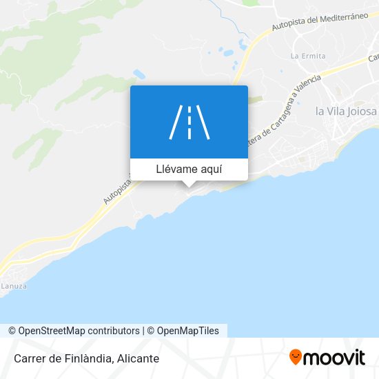 Mapa Carrer de Finlàndia